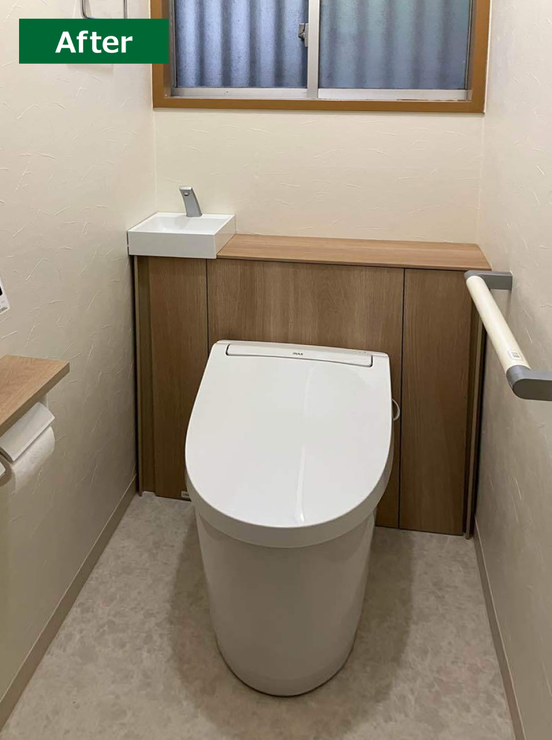 泉区X様邸 トイレリフォーム 工期1日間 施工後