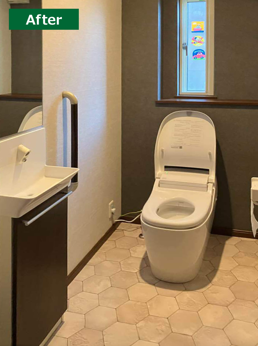 S様邸 トイレリフォーム 約34万円／工期1日 施工後