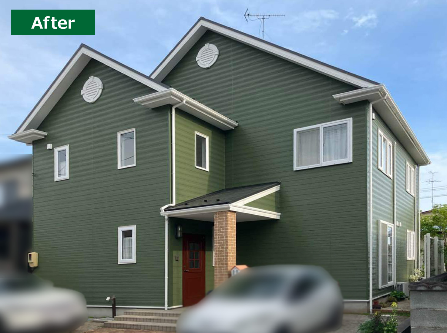 X様邸 外装リフォーム 約170万円／29日間 施工後