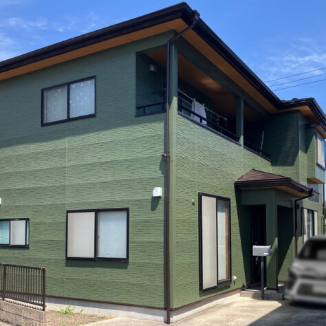 緑の外観へイメージチェンジ🟩外壁屋根塗装工事