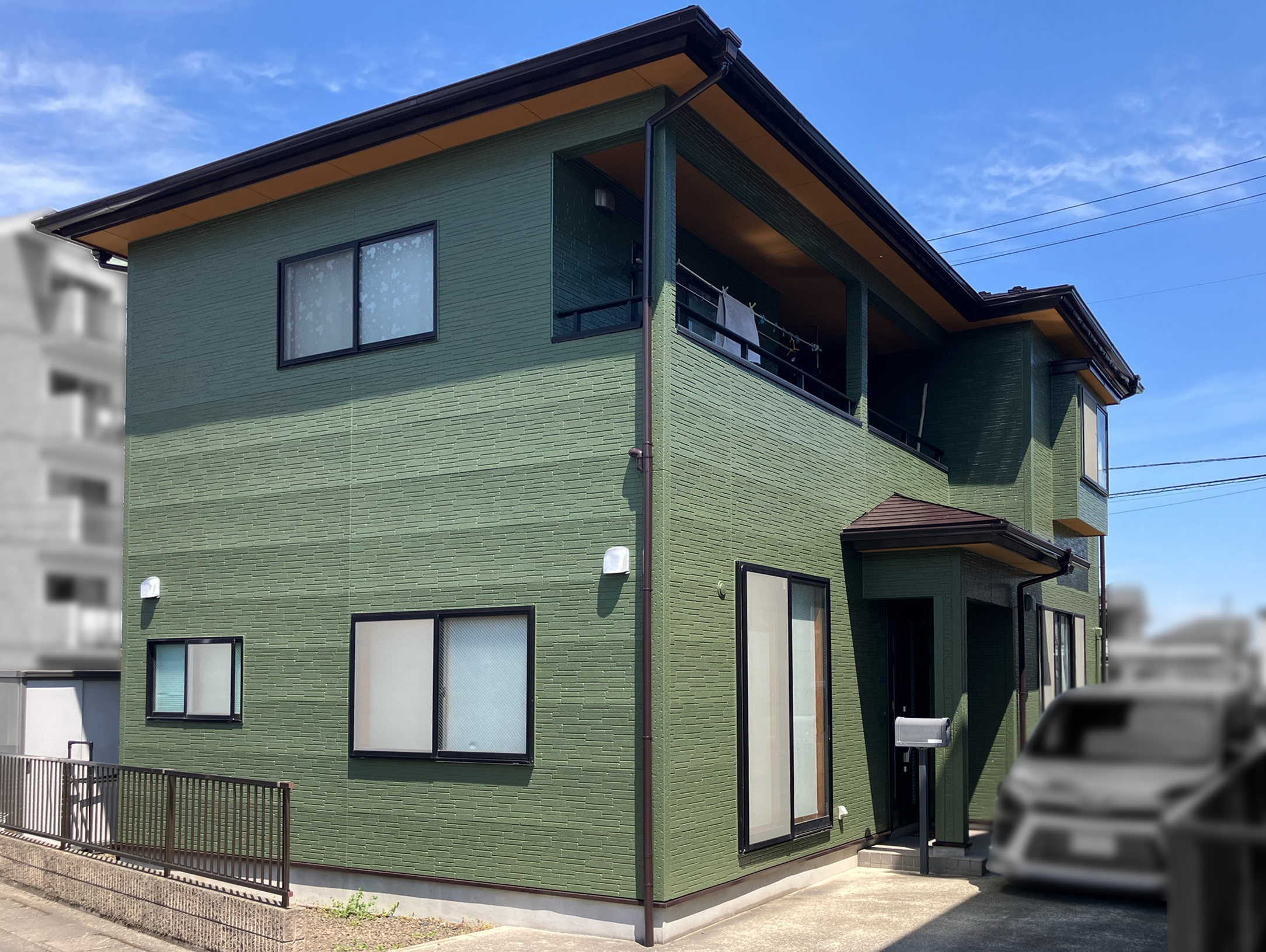 緑の外観へイメージチェンジ🟩外壁屋根塗装工事