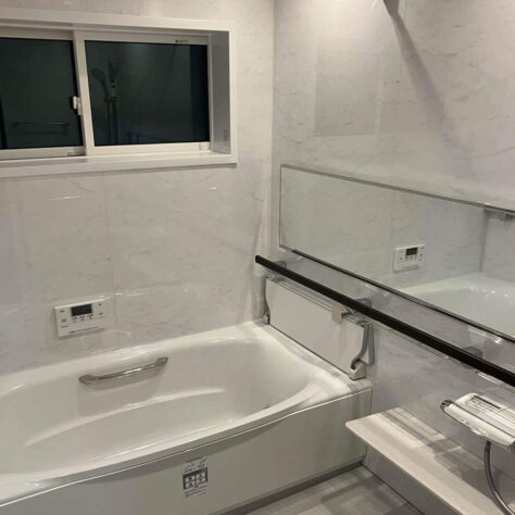 手すり設置でバリアフリー🛁浴室改修工事
